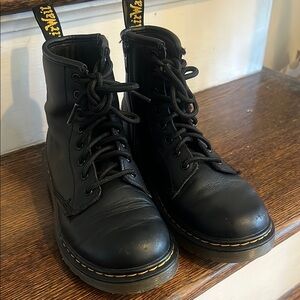 Dr. Martens Black Leather Boots